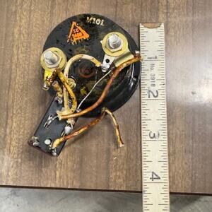 VNTG General Electric DC Meter Luminescent Paint Gauge & JBT ST23N Toggle Switch